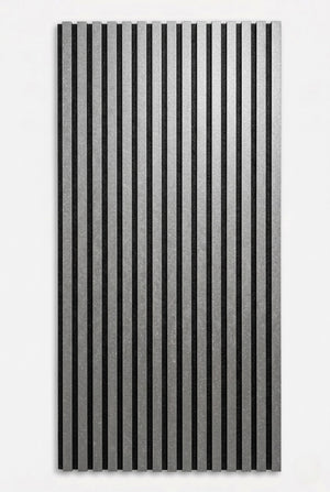 Silver Night - MDF & Vilt & 3-zijdig fineer - Akoestische panelen - 60 x 270 x 2 cm