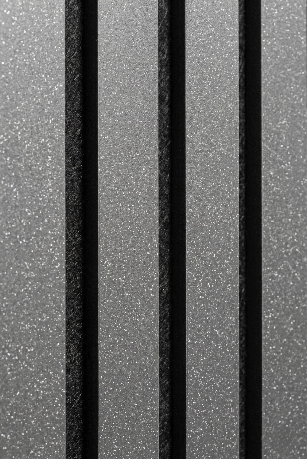 Silver Night - MDF & Vilt & 3-zijdig fineer - Akoestische panelen - 60 x 270 x 2 cm