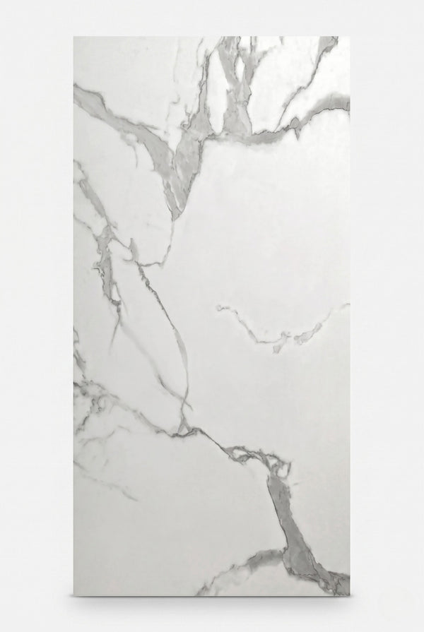 SPC-Wandpaneel - Bianco Carrara (Matt) - Marmoroptik - 120 x 260 cm