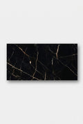 SPC-wandpaneel - Calacatta Zwart - Marmerlook - 60 x 120 cm