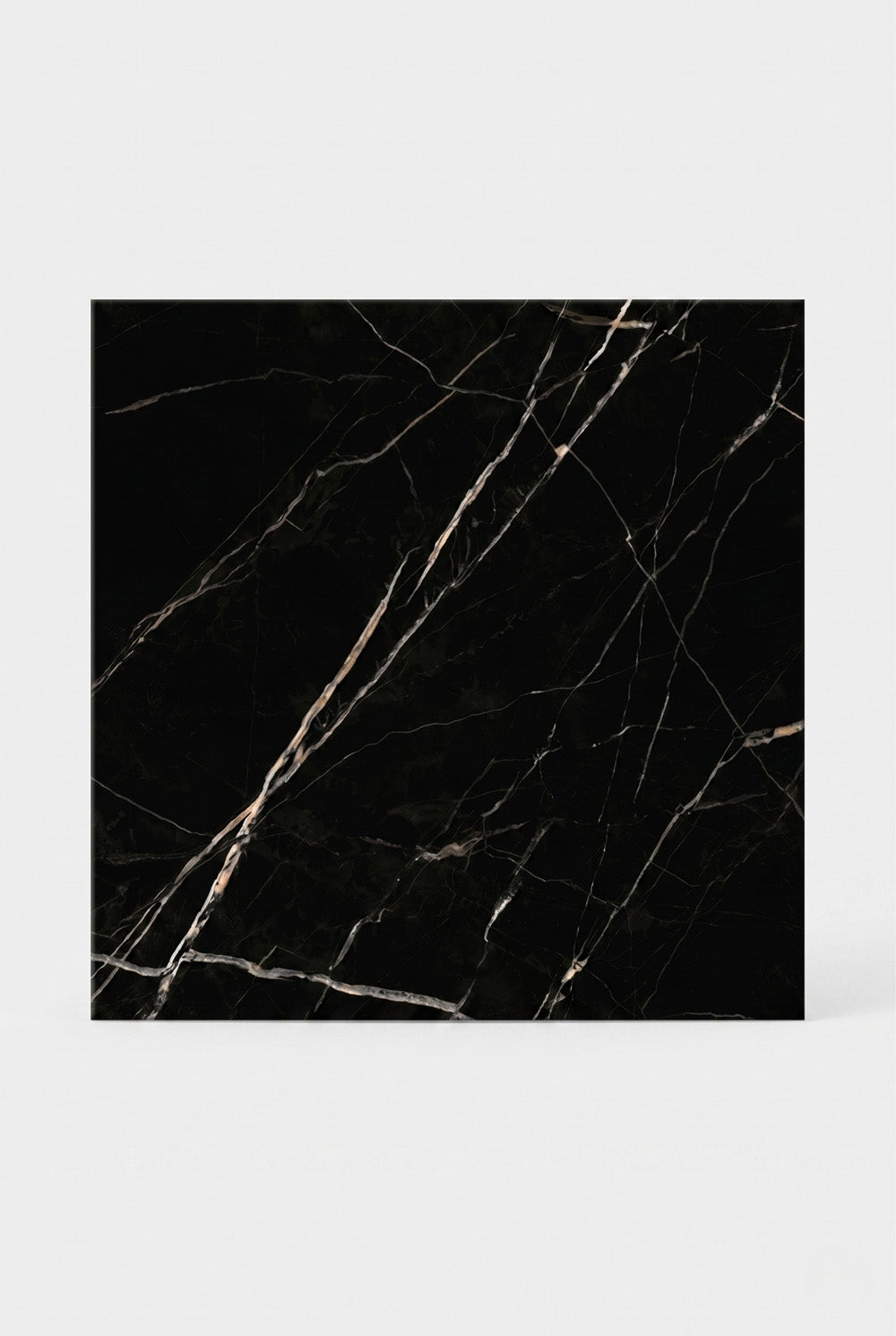 SPC-klikvinylvloer - Calacatta Zwart - Marmerlook - 60 x 60 cm