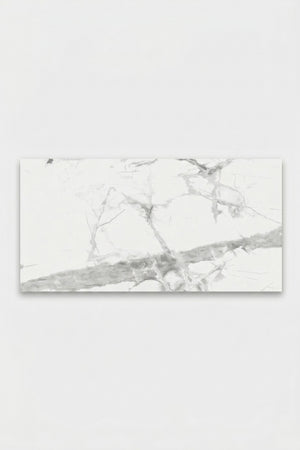 SPC-wandpaneel - Calacatta Snow - marmerlook - 60 x 120 cm