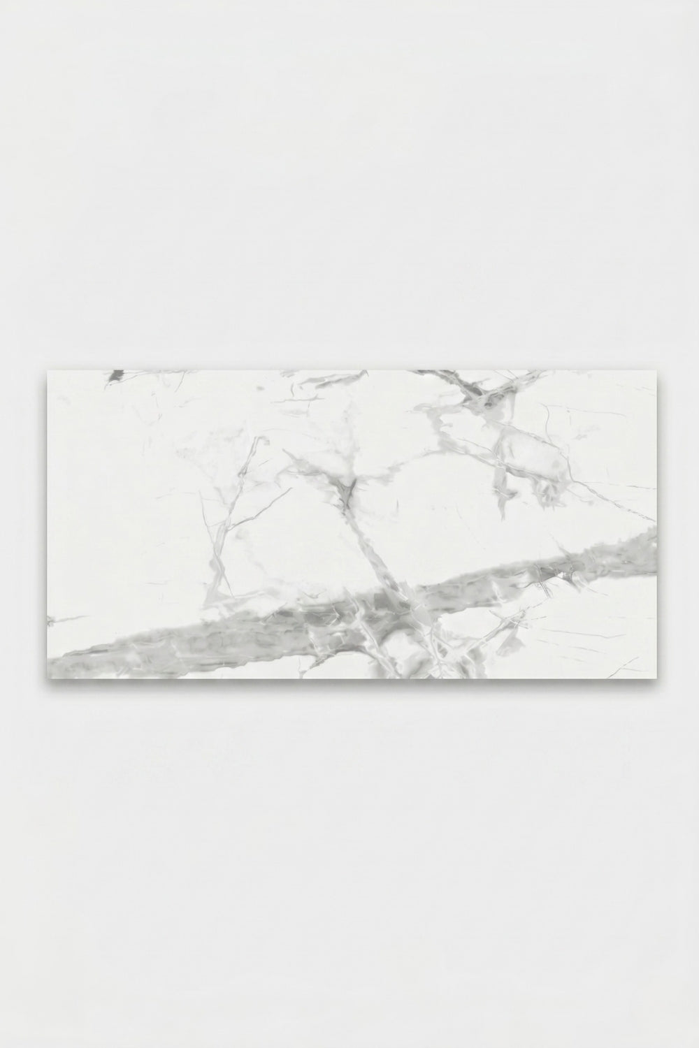 SPC-wandpaneel - Calacatta Snow - marmerlook - 60 x 120 cm