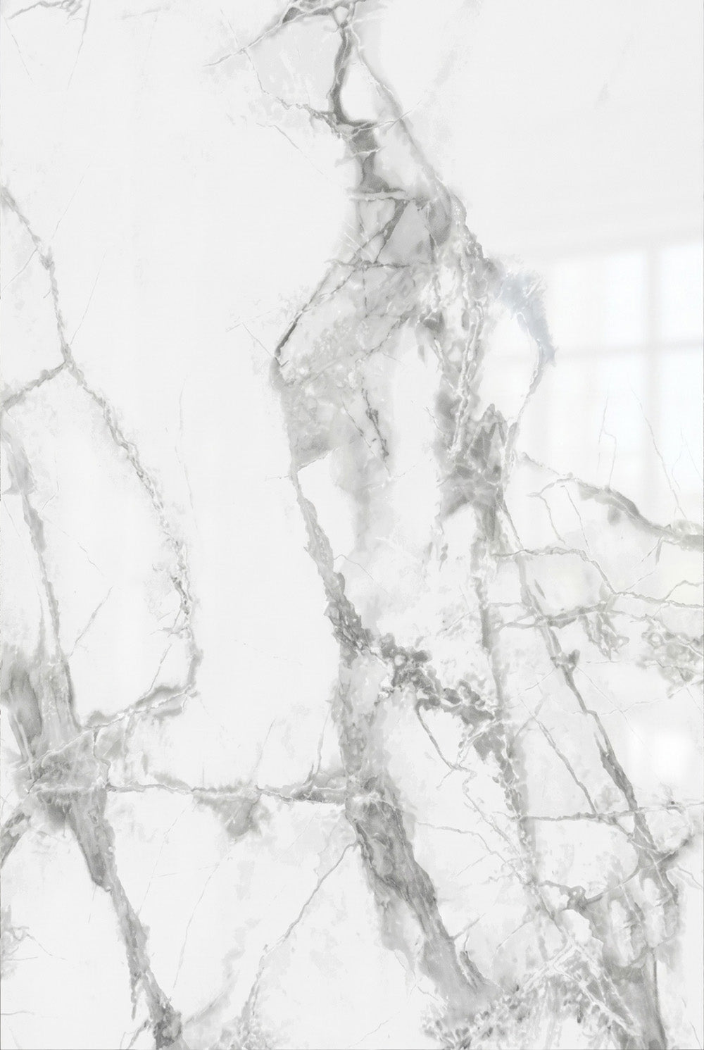 SPC Klik-vinylvloer - Calacatta Snow - Marmerlook - 60 x 60 cm