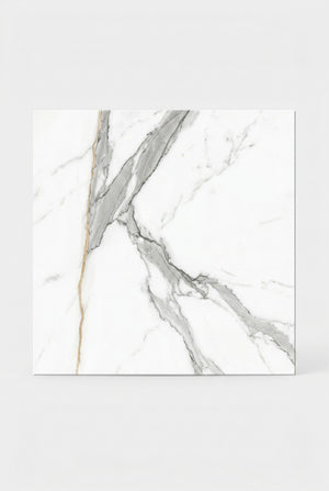 SPC Klik-Vinylvloer - Calacatta Wit - Marmerlook - 60 x 60 cm