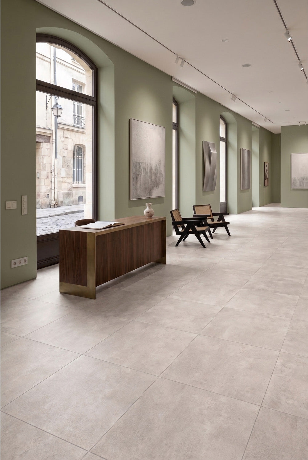 SPC klik-vinylvloer - Concrete Dust - betonlook - 60 x 60 cm