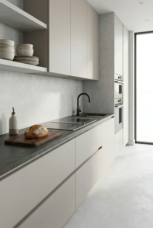 SPC-Wandpaneel - Concrete Dust (Matt) - Betonoptik - 120 x 260 cm