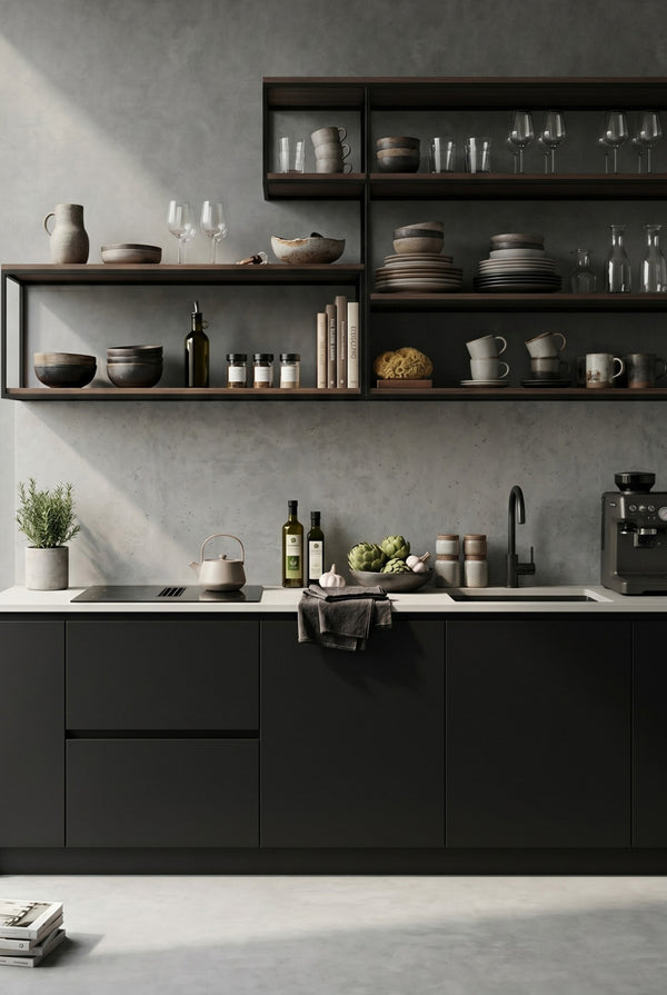 SPC-Wandpaneel - Concrete Grey - Betonoptik - 120 x 260 cm