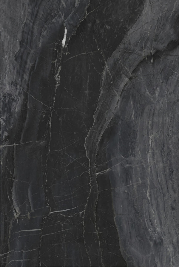 SPC Klick-Vinylboden - Dark Stone - Marmoroptik - 60 x 60 cm