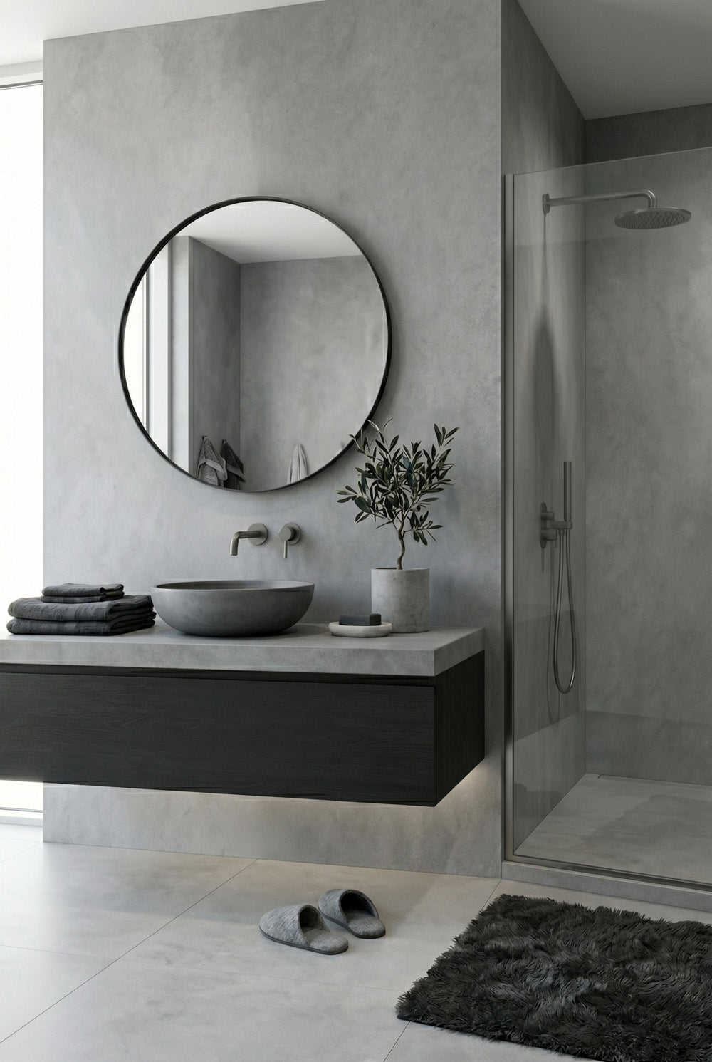 SPC-Wandpaneel - Rustikaler Stein (Matt) - Marmoroptik - 120 x 260 cm