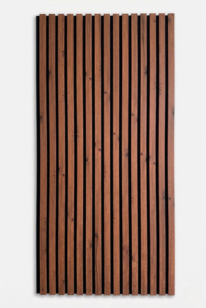 Walnoot - MDF & vilt & 3-zijdig fineer - akoestische panelen - 60 x 270 x 2 cm