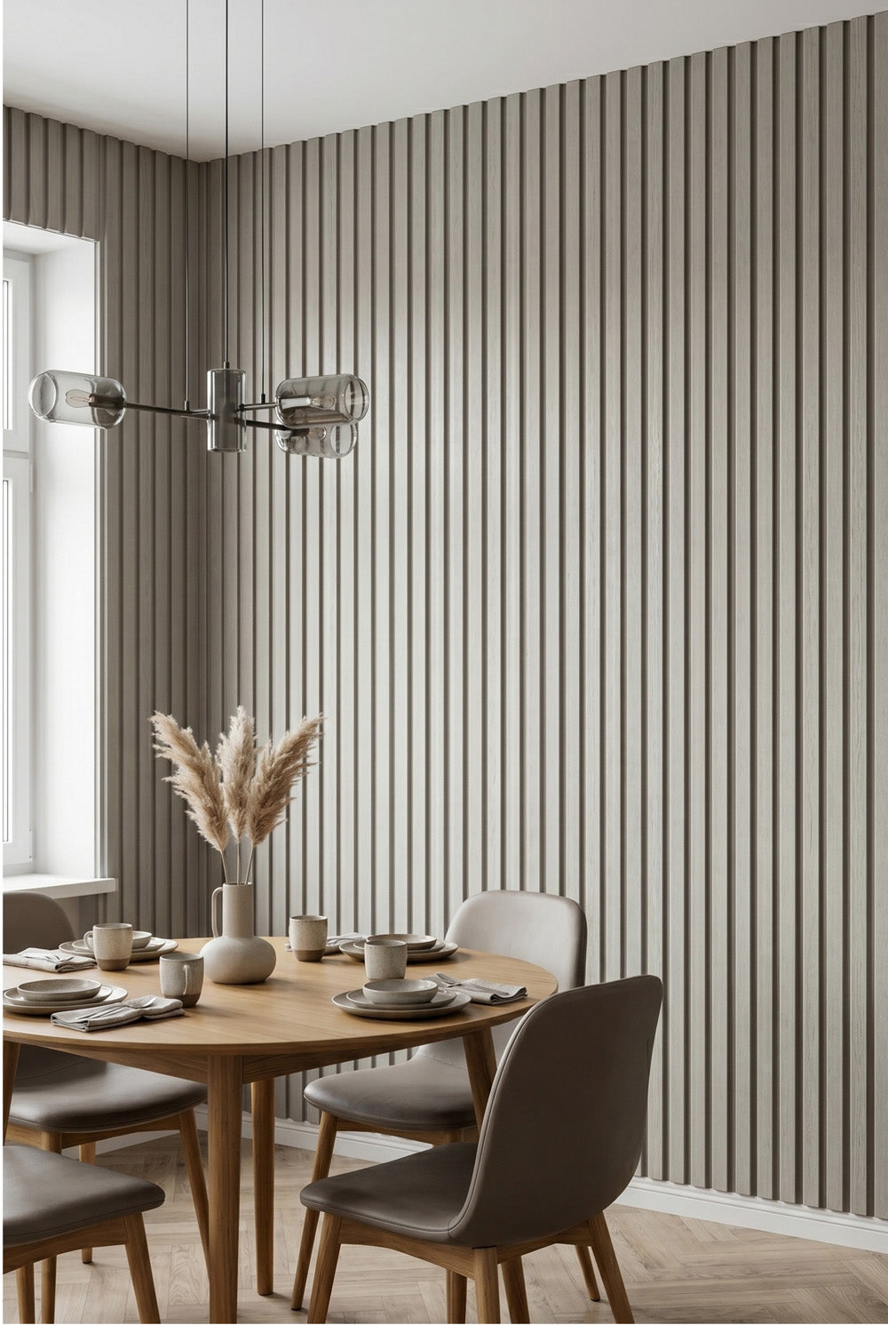 WPC-kunststofbekleding - licht walnotenhout look