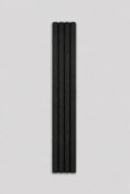 Bardage en plastique WPC - Noir aspect bois