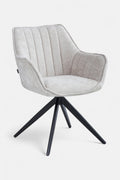 Yasmin Eetkamerstoel - Beige Chenille