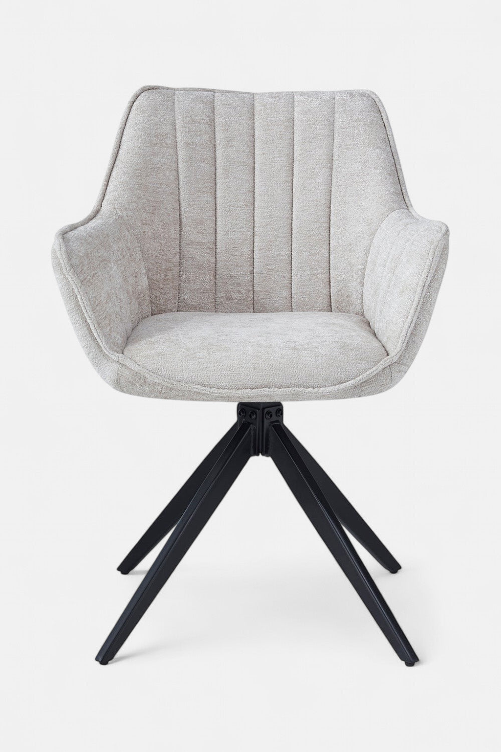 Yasmin Eetkamerstoel - Beige Chenille